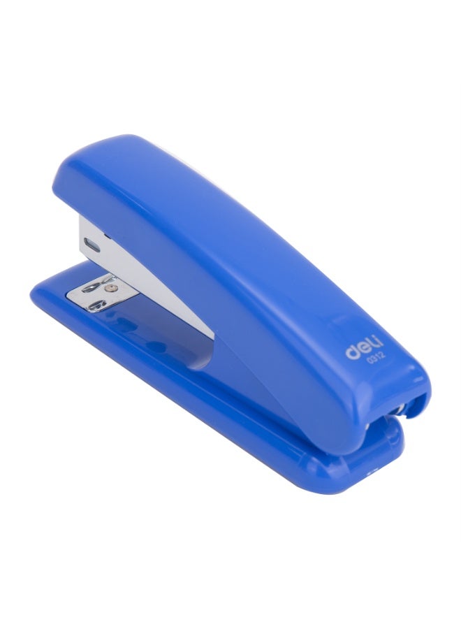 ديلي E0312 دباسة – 25 ورقة، سندان قابل للدوران ووظيفة المعالجة، أبيض/أزرق/أسود - Image 2