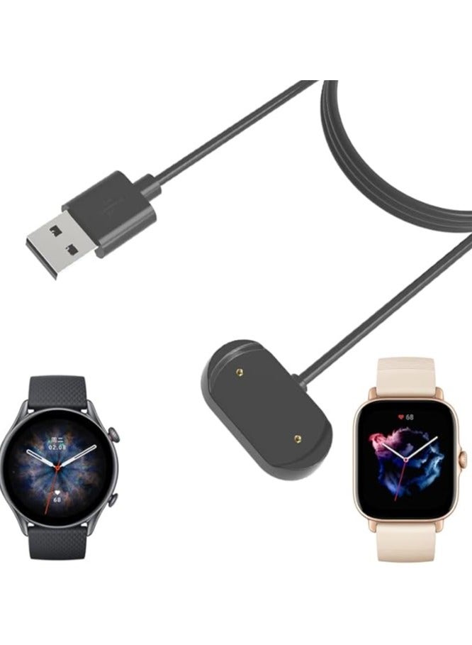 VKL USB Charging Cable Charger Adapter compatible with Amazfit T-Rex pro, GTR 2e SIM A2014,T-Rex pro A2011,Amazfit GTS2 mini,Amazfit Pop pro - Image 5