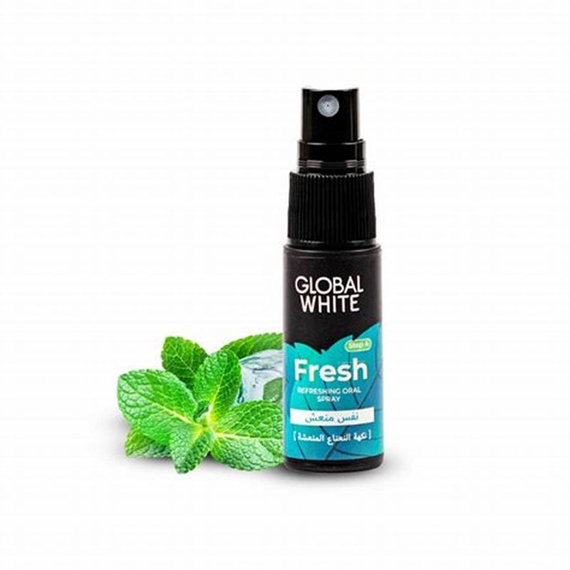 GLOBAL WHITE BUBBLE MINT ORAL SPRAY 15ML