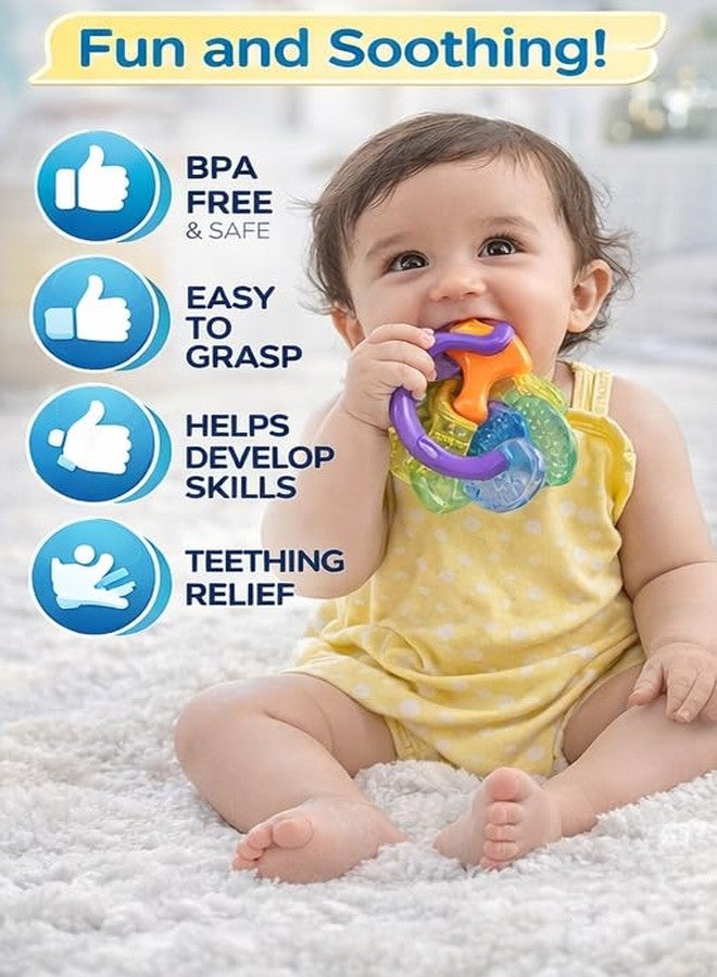 kddigz Baby Toy – 2 in 1 Teether for Infants | Silicone & Neem Wood Teether | BPA Free, Soft, Safe & Non-Toxic Chewing Toy for Babies | Natural Soothing Relief Pack of 1 (Key Teether) - Image 4