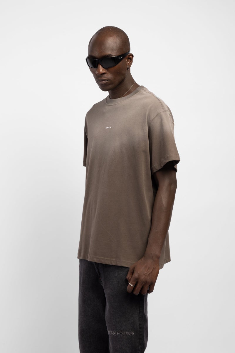 Catch Gradient Wash Logo Printed T-Shirt - Image 5