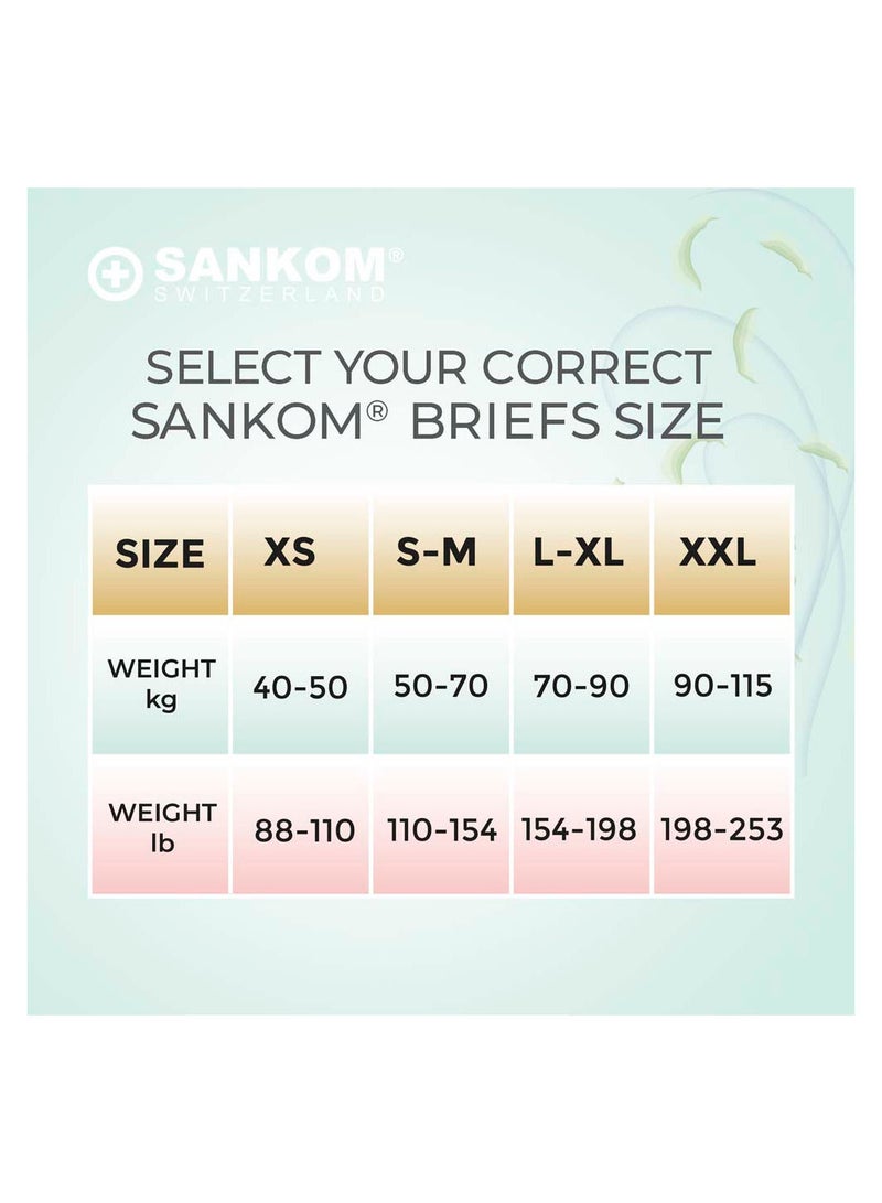 Sankom - Patent Cooling Effect Briefs, Beige L/XL - Image 4