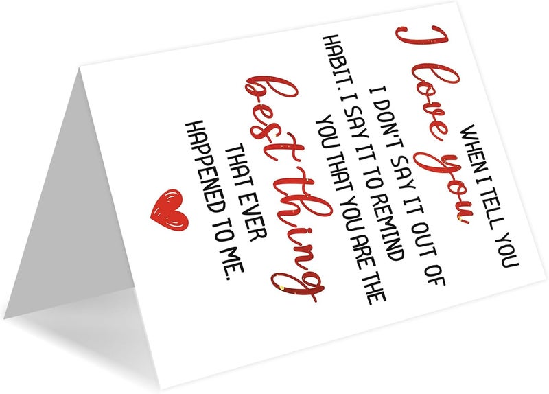 HEJOYN Fathers Day Card Gifts from Wife, Father's Day Card Gifts for Husband Boyfriend, Funny Fathers Day Gift from Wife Girlfriend, Happy Father's Day Cards - Image 5