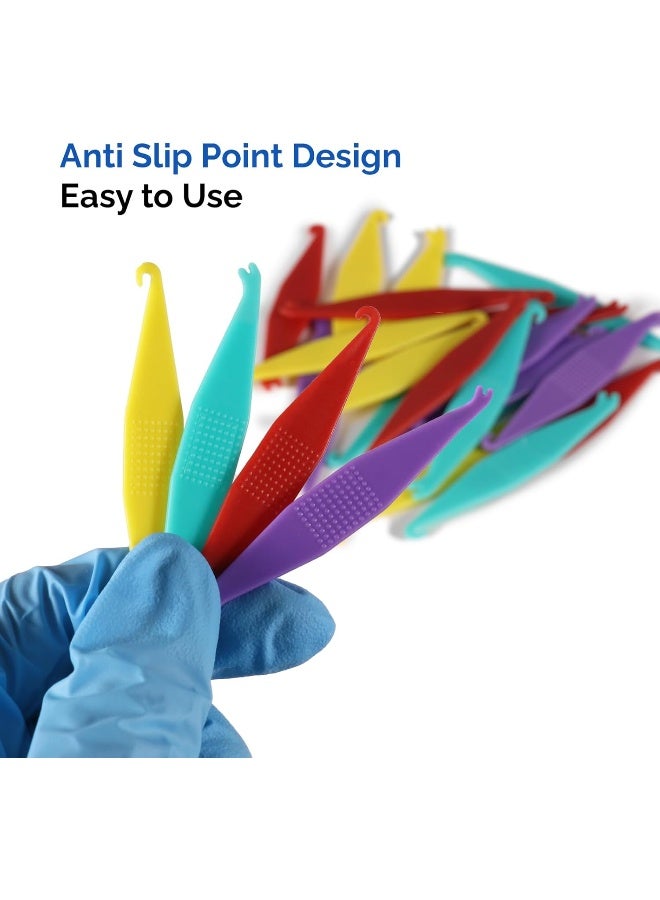 JMU أداة حزام مطاطي JMU 20 قطعة، أدوات مطاطية مرنة للأسنان، أدوات مطاطية للتقويم ذات استخدام واحد بألوان متعددة - Image 2