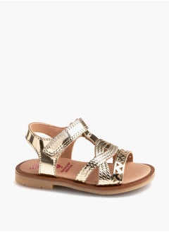 Pablosky Girls' Strap Sandals with Hook and Loop Closure  - Image 1