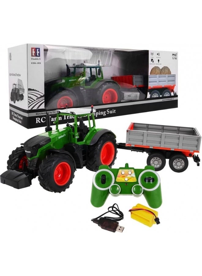 DOUBLE EAGLE E354-003 1:16 RC Farmer Self Discharging Truck Play Set - Image 1
