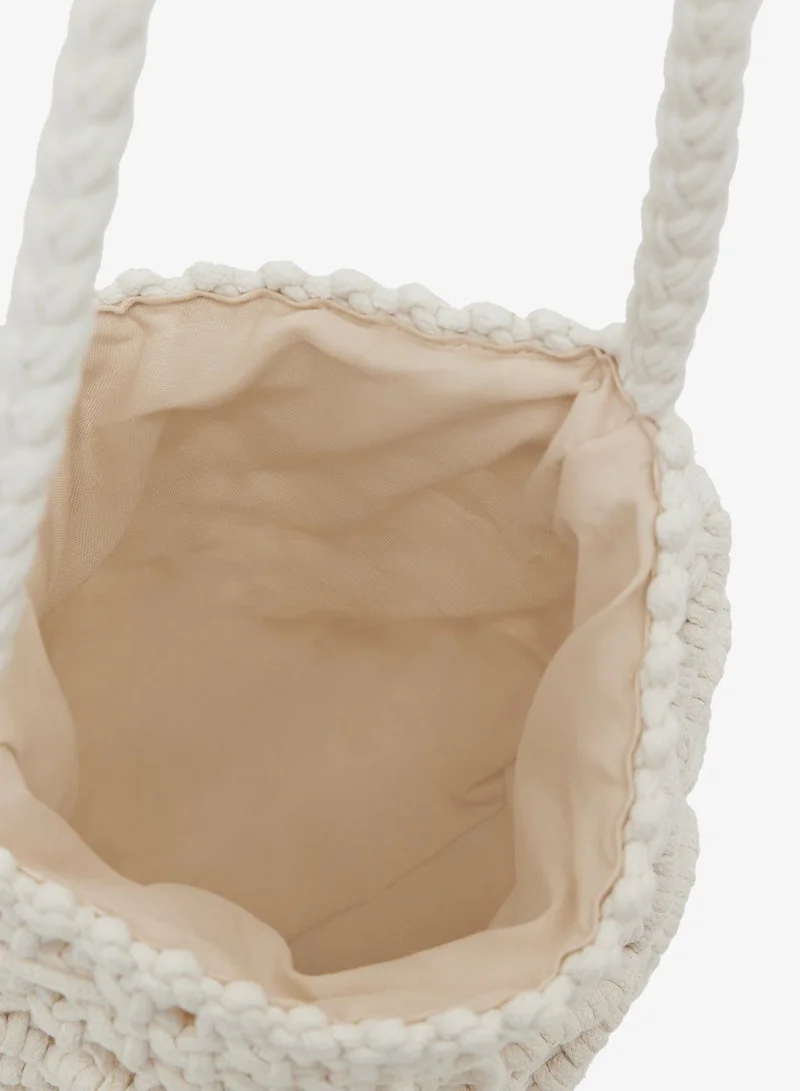 Ginger Beige crochet crossbody for Women | Best Price UAE