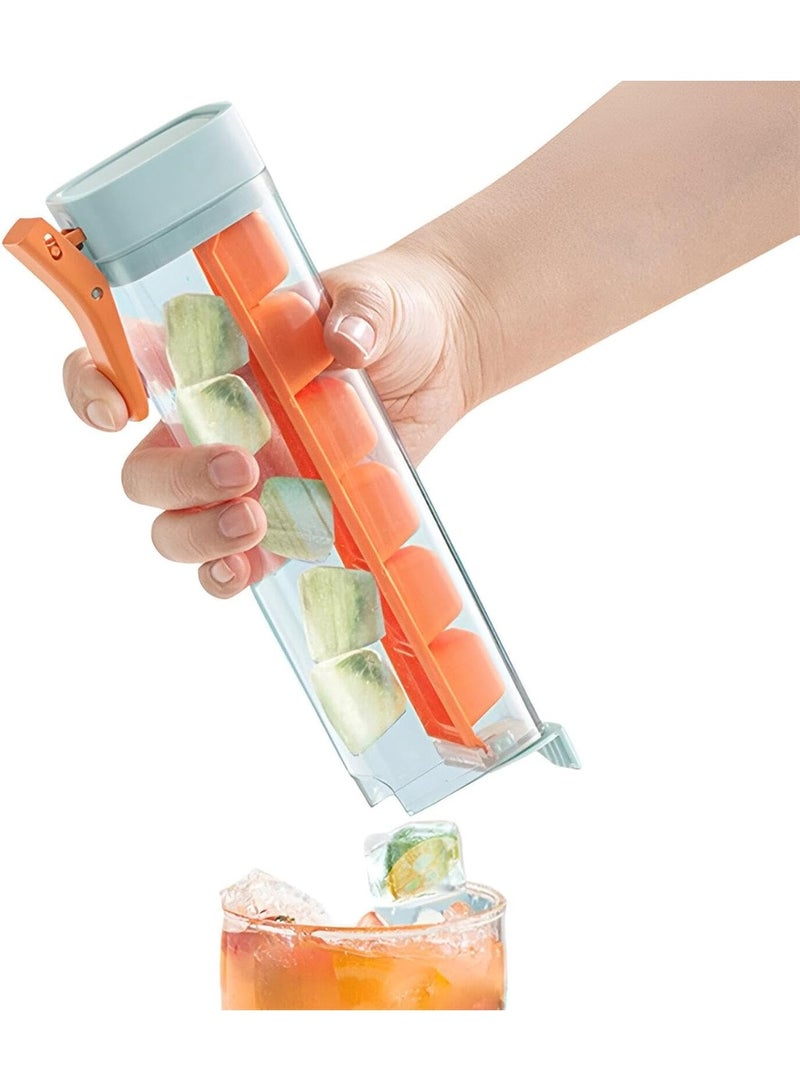 Silicone Freezer Ice Tray – Easy-Release, Touch-Free Ice Cube Mold – Assorted Colors - Image 5