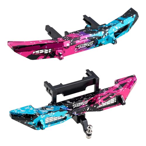 TCRC Splash Anodizing Aluminum Front and Rear Bumpers Set for TRX4M Bronco 118 RC Crawler Car Upgrade Parts - Image 1