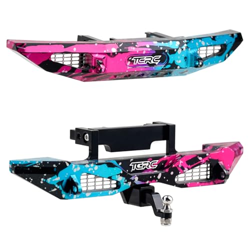 TCRC Splash Anodizing Aluminum Front and Rear Bumpers Set for TRX4M Bronco 118 RC Crawler Car Upgrade Parts - Image 5