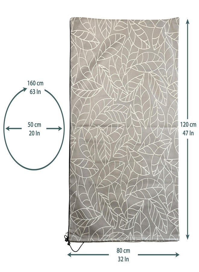 UB-STORE Plant Covers Freeze Protection 32"x47" in 4 Pack | Brown Winter Frost Blankets for Outdoor Plants | Reusable Garden Cover Bags with Zipper Drawstring | Cold Weather Shrub Protection Cloth - Image 4