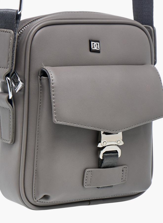 DUCHINI Solid Crossbody Bag with Adjustable Strap - Image 4