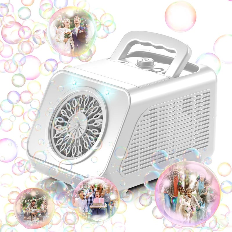 Tecnock Bubble Machine, Automatic Bubble Blower 15000+ Bubbles Per Minute - Image 1