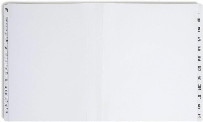 Smead Desk File/Sorter, Daily (1-31) and Monthly (Jan.-Dec.), 43 Dividers, Letter Size, Blue (89235) - Image 3