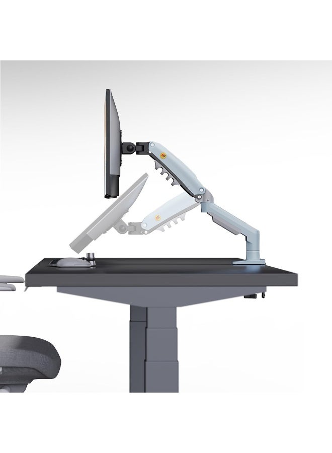 NB NORTH BAYOU North Bayou NB F80 Monitor Stand – Shock Absorber Arm, Fits 17"-30" Screens, Supports 2–9 kg, New Version – Teal Blue - Image 3