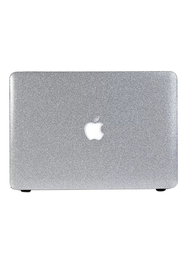 NIBEMINENT Bling Ultra-Slim Case Cover For Apple MacBook Pro A1398 15-Inch Silver - Image 1