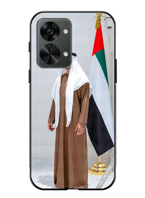 Protective Case Cover For OnePlus Nord 2T Sheikh Mohamed Bin Zayed Al Nahyan Design Multicolour