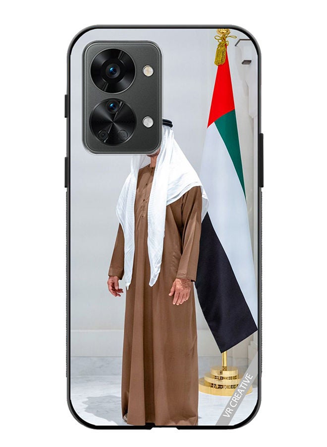 Protective Case Cover For OnePlus Nord 2T Sheikh Mohamed Bin Zayed Al Nahyan Design Multicolour