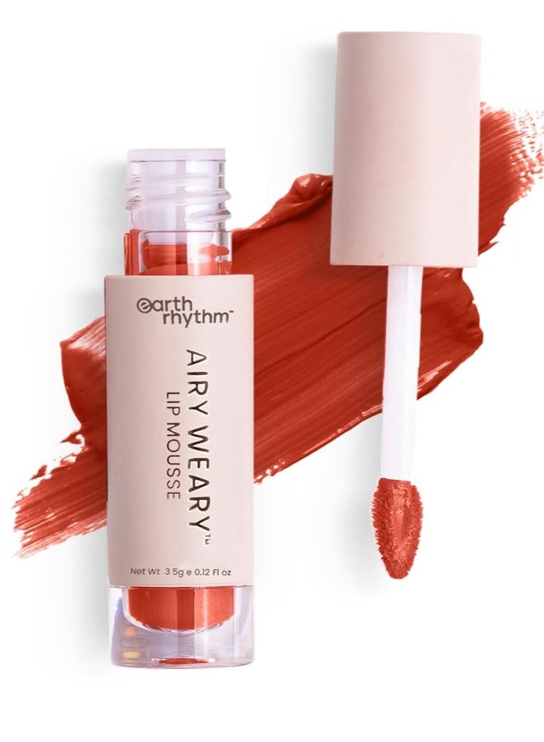 Earth Rhythm Earth Rhythm Airy Weary Lipstick   Eroso Moisturize Dry chapped Lips Matte Finish   Hyaluronic Acid Jojoba Seed Oil  Lotus extract   3.5 gm  - Image 1