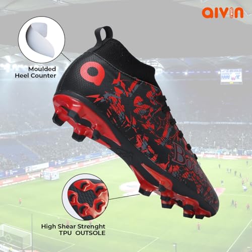 AIVIN Booster Pro. Light Weight and Durable Football Shoes for Men & Women, Comfortable and Flexible Football Shoes, Soccer Shoe, Football Studs, Multicolor, 7 UK - Image 5