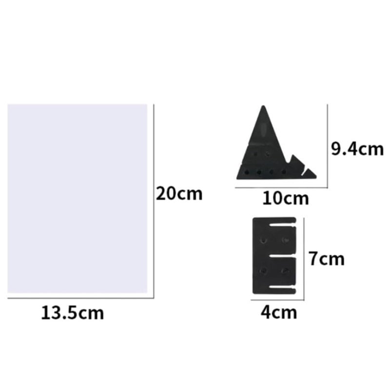 QPOIBSD Portable DIY Drawing Tracing Board Light Copy Pad Optical Image Reflection Projector Wireless Copy Board Shadow Mirror Tracer with Stand for Artist, Students - Image 2