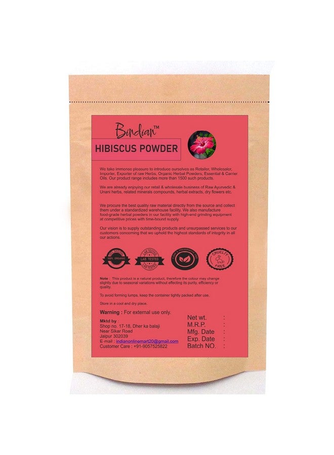 Bindian Rose Kasturi Haldi Hibiscus & Beetroot Face Pack Powder Pack Of 04 (50gm Each) - Image 2