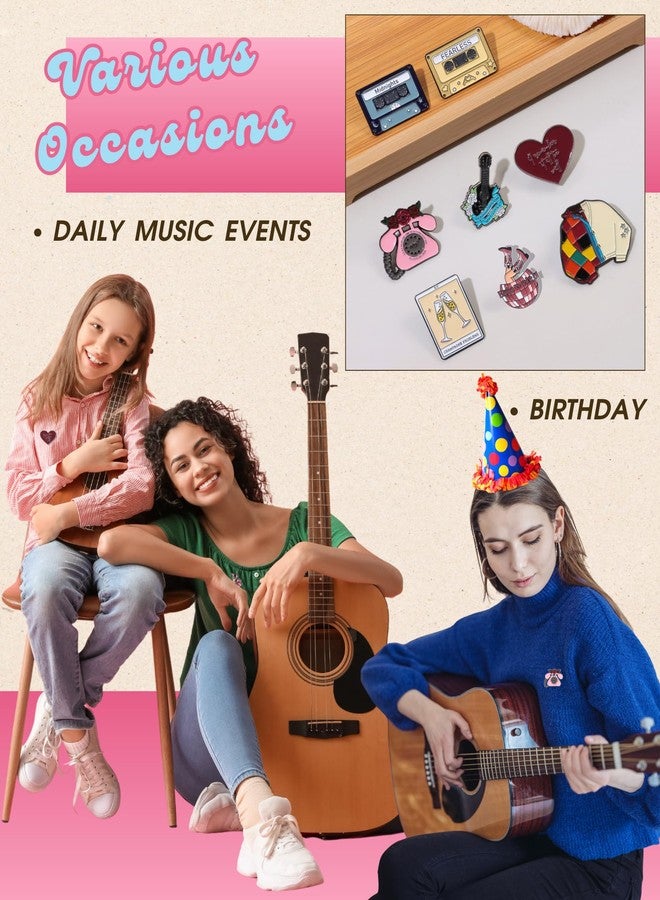 beyonday Creative Singer Pins for Collection 8pcs Lyrics Album Inspired Brooch Pins for Fans Friendship Brooch Music Lover Enamel Pins on Backpacks Clothes Jeans Hats Concert Gifts for Enthusiasts Women Adults - Image 5