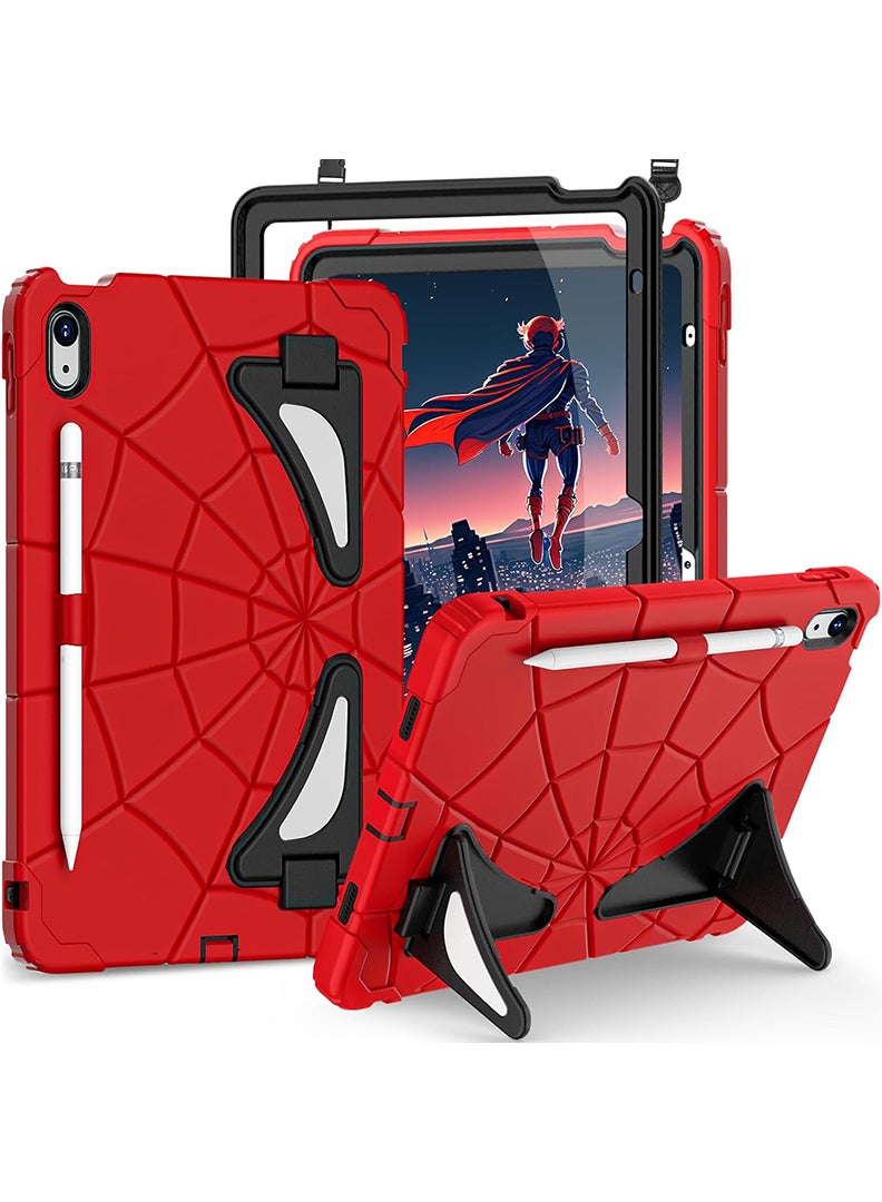 ثيودور جراب أطفال لجهاز iPad A16 الجيل الحادي عشر (2025) مقاس 11 بوصة وجهاز iPad الجيل العاشر (2022) مقاس 10.9 بوصة - جراب متين مقاوم للصدمات، غطاء حماية كامل للجهاز مع واقي شاشة مدمج، مسند متعدد الزوايا، وحامل قلم - Image 1