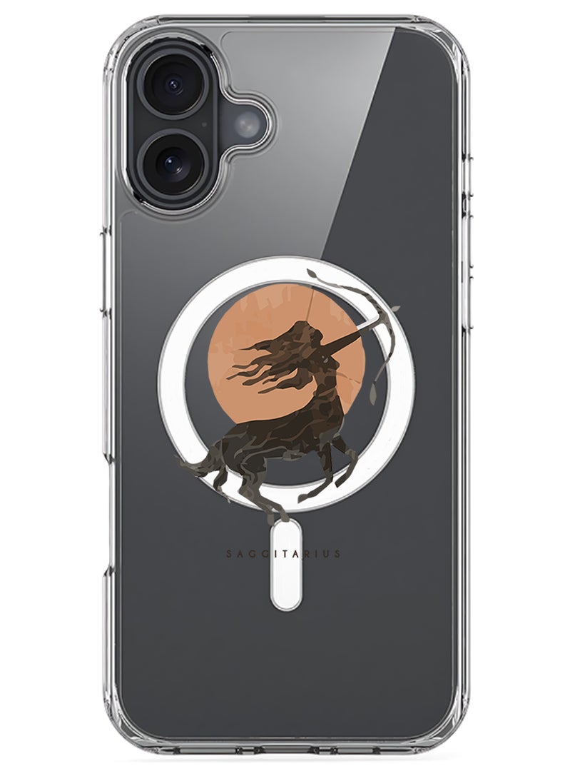Theodor Magnetic Case for Apple iPhone 17 Compatible with MagSafe Wireless Charging, Shockproof Phone Bumper Cover - Sagittarius - Image 1