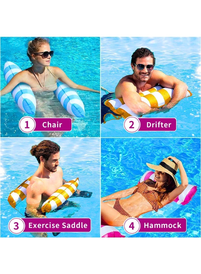 Chase Up Pool Floats, Swimming Pool Floats 4-in-1 Adults Pool Float & Water Hammock, Multi-Purpose, Inflatable Pool Floats for Adults - Image 2