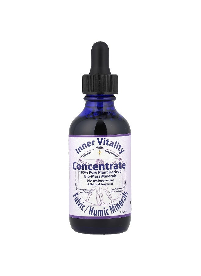 Morningstar Minerals Morningstar Minerals, Inner Vitality, Concentrate, Fulvic/Humic Minerals, 2 fl oz  - Image 1