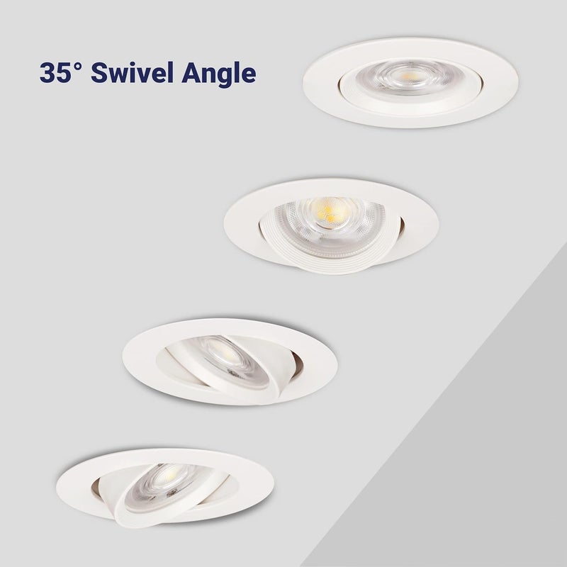 سبوت لايت مدمج LED بقوة 7 واط - ضوء سقف موفر للطاقة للمنازل والمكاتب (أبيض) - Image 3