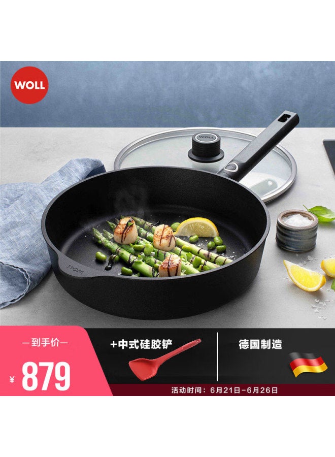 Woll German Non-stick Frying Pan, Xr Series Flat Bottom Pan, 28cm Steak Pan, Household Imported Cookware - Image 1
