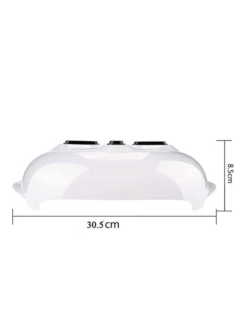 Generic - 1pc Microwave Cover with Magnet, New Microwave Cover Prevent Food Splatter, BPA Free Serving Cover with Steam Vent - Image 1