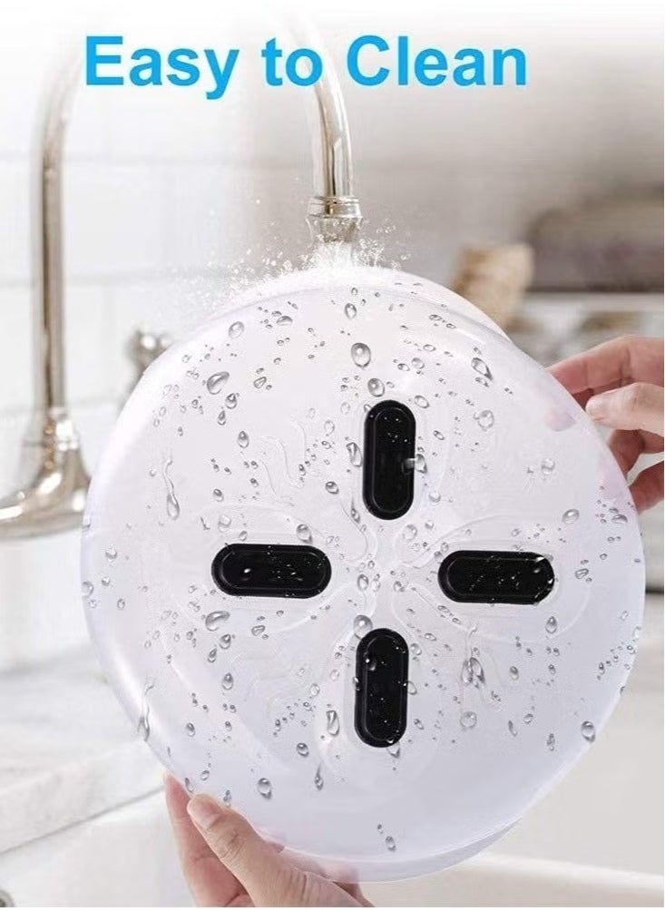 Generic - 1pc Microwave Cover with Magnet, New Microwave Cover Prevent Food Splatter, BPA Free Serving Cover with Steam Vent - Image 1