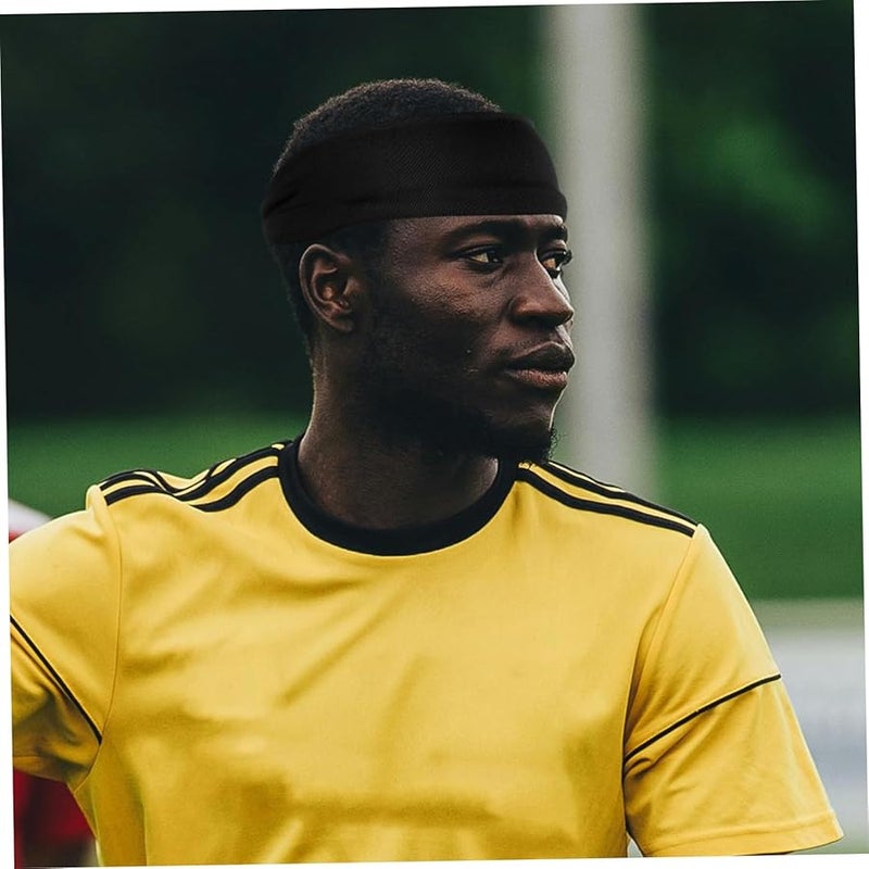 6 Pack Athletic Headbands For Men Moisture Wicking Sweatbands For Running Yoga Fitness - Image 5