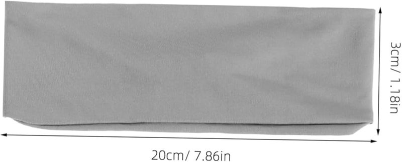 6 Pack Athletic Headbands For Men Moisture Wicking Sweatbands For Running Yoga Fitness - Image 3