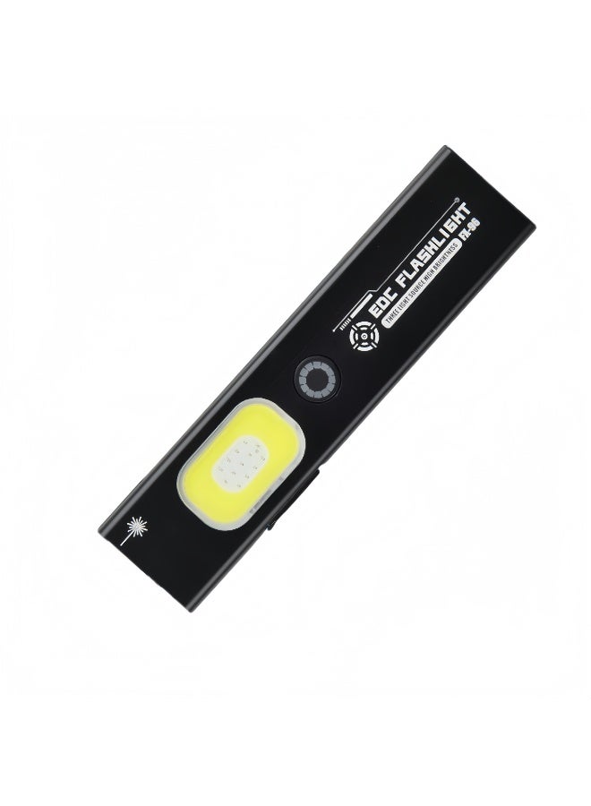 إي دي سي 3-in-1 Magnetic, Ultra-Bright, Long-Lasting Outdoor Work Light with Red Laser(Black) - Image 1