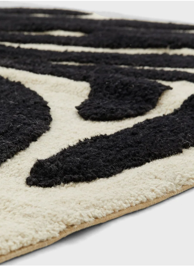 اتش اند ام Large Wool-Blend Rug