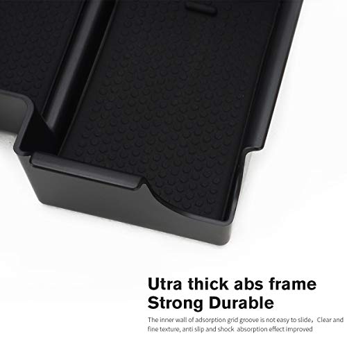 MARCHFA Center Console Organizer Tray Compatible for 2016 2017 2018 Range Rover Evoque Accessories Armrest Organizer Tray Insert Secondary Storage Box for Evoque 2015 2014 2013 2012 2011 - Image 2