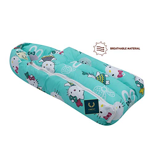Fareto Baby Sleeping Bag with Mattress(PI: Teddy)(0-6 Months) (Pista Green) - Image 2
