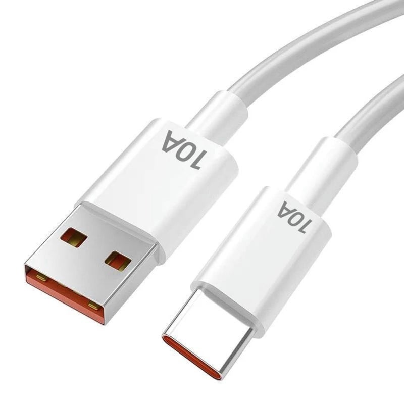 SOLDOUT 120W 10A USB TypeC Cable Fast Charging Wire Mobile Phone USB Type C Type-c Data Cord Compatible with Xiaomi Honor V40 Samsung Galaxy OnePlus (1 Metre) - Image 1