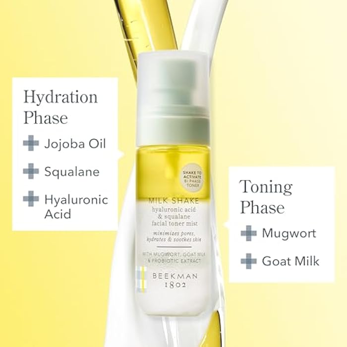 Beekman 1802 Goat Milk Minis “Kid” Skincare Set - Squalene Toner, Ceramide Serum, Barrier Repairing Moisturizer - Travel-Friendly - Fragrance Free - Cruelty Free - Image 4