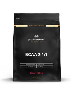 THE PROTEIN WORKS Bcaa Powder 5000Mg Bcaas Per Serving Instantised Branched Chain Amino Acid Supplement 50 Servings Berry Blitz  - Image 3