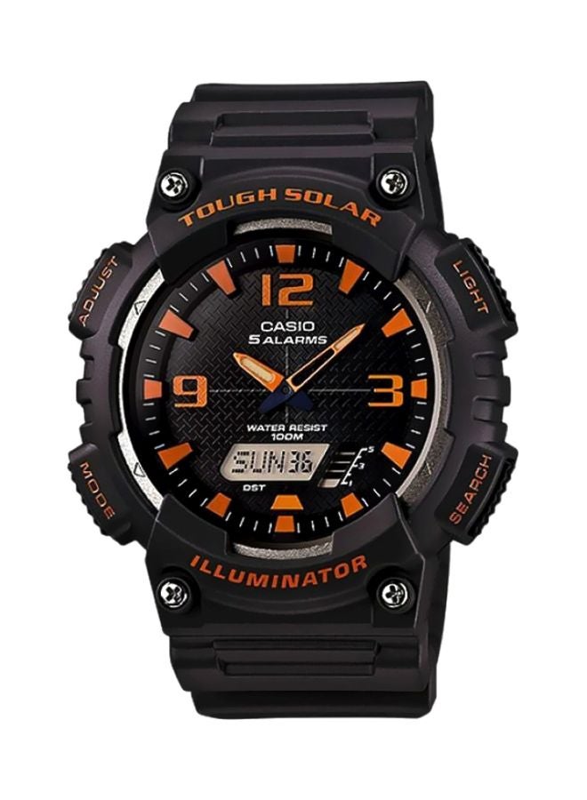 CASIO Men Solar Sport Analog-Digital Quartz Watch AQS810W-8A - 47 mm - Charcoal - Image 1