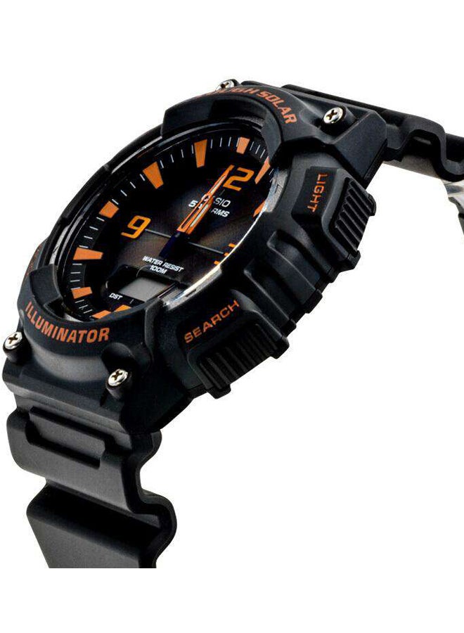 CASIO Men Solar Sport Analog-Digital Quartz Watch AQS810W-8A - 47 mm - Charcoal - Image 4
