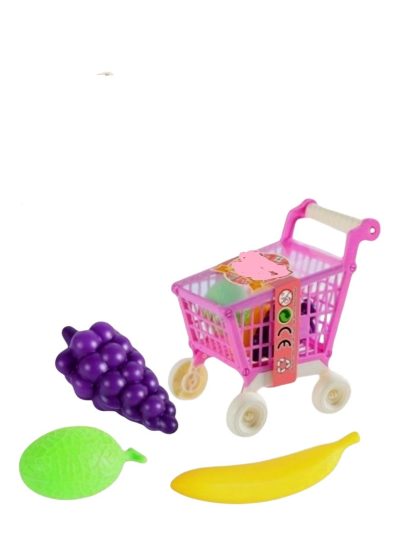 Fruit Set Trolley Toy For Kids