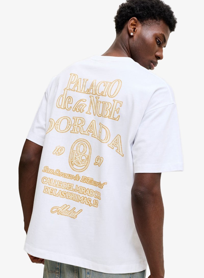 JACK & JONES Graphic Crew Neck T-Shirt - Image 3