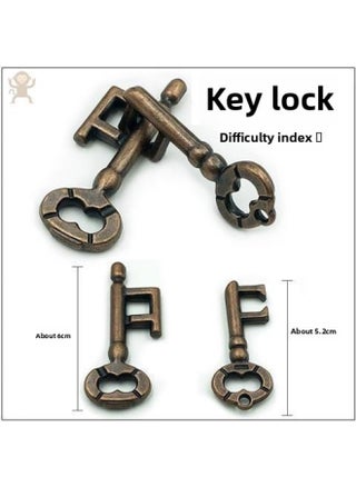 Luban Lock Eight Diagrams Lock Zodiac Golden Cicada Shell Toy Horseshoe Over 13 Years Old Iron Ring Burning Brain Eight Diagrams-Color:"Key Lock" Difficulty 1 Star - pzsku/ZE7B636198C03AFF0F387Z/45/1745546132/c6ee1146-ce6a-48ad-8474-7512c291a4d4