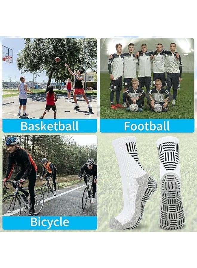 الجوارب المضادة للانزلاق ، 3 زوج من الجوارب المضادة للانزلاق ، جوارب رياضية المضادة للانزلاق ، جوارب كرة القدم المضادة للانزلاق ، جوارب كرة السلة تنفس النقطة - Image 2